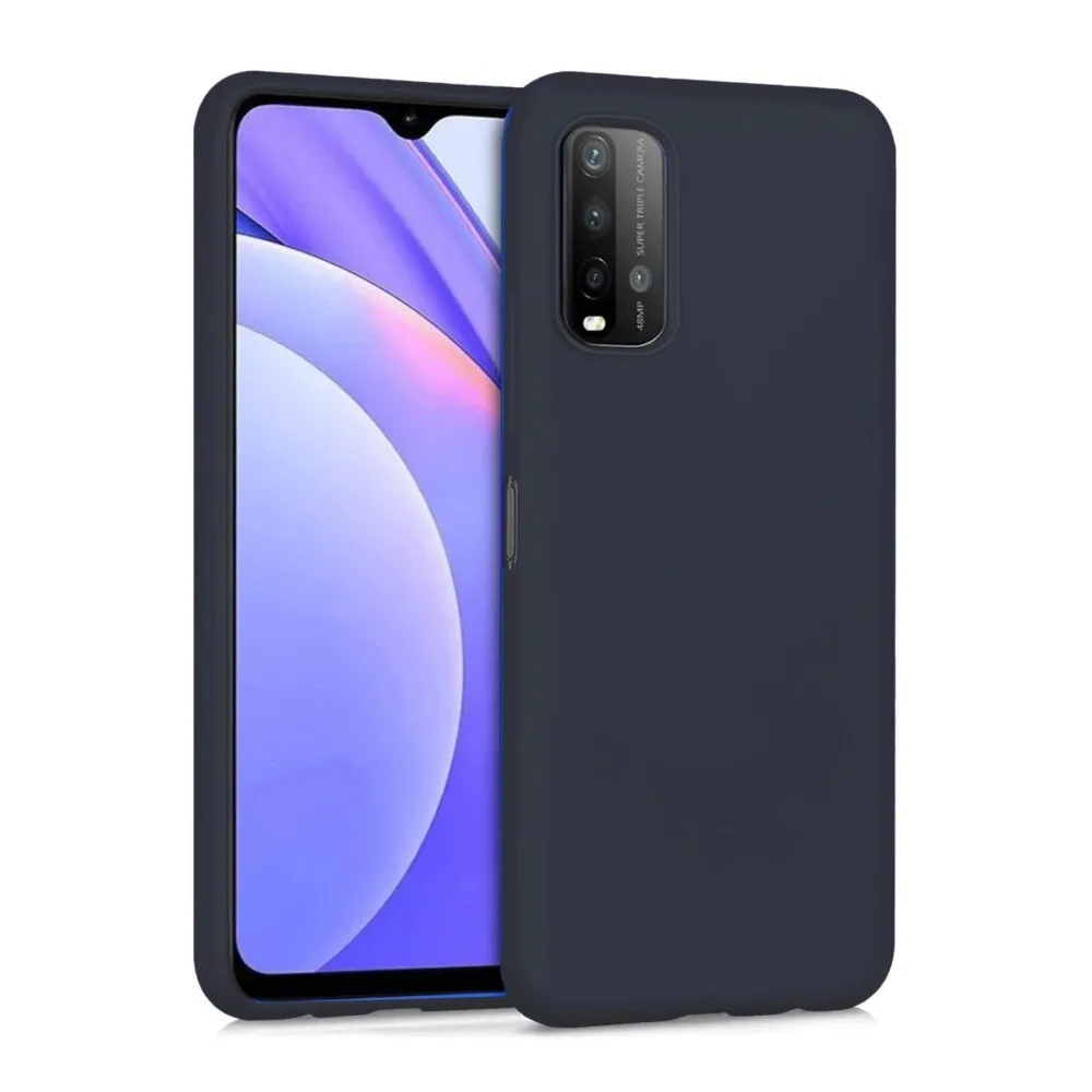 Newface Xiaomi Redmi 9T Kılıf Nano içi Kadife Silikon - Siyah