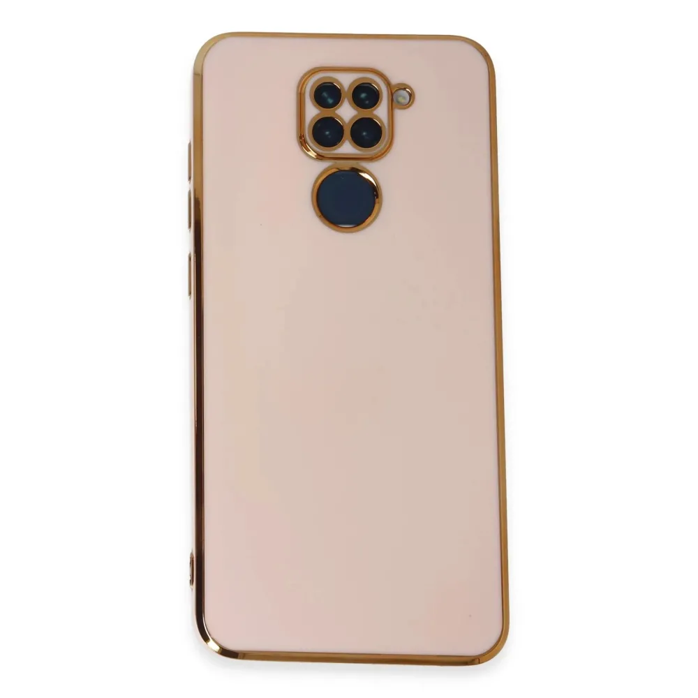 Newface Xiaomi Redmi Note 9 Kılıf Volet Silikon - Pembe