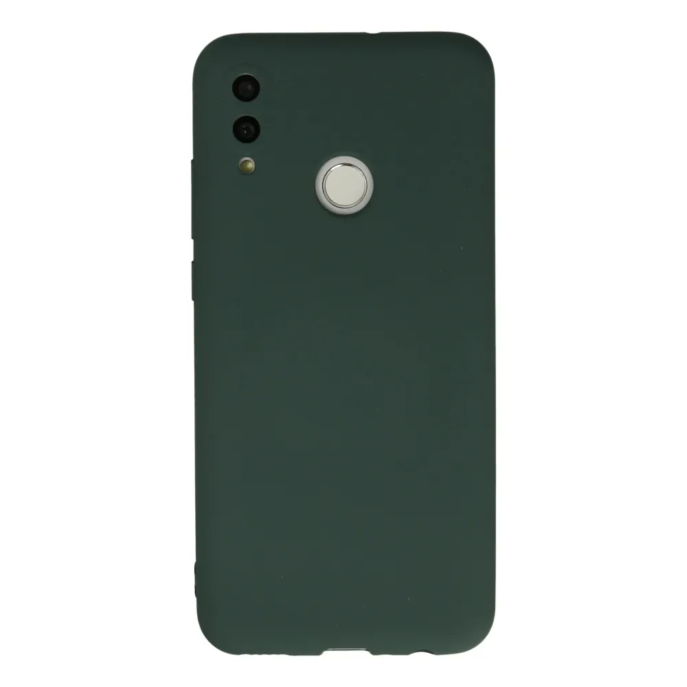 Newface Huawei P Smart 2019 Kılıf Nano Içi Kadife Silikon - Koyu Yeşil