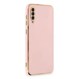 Newface Samsung Galaxy A50 Kılıf Volet Silikon - Pembe