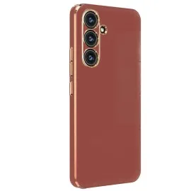 Newface Samsung Galaxy A24 4G Kılıf Volet Silikon - Kırmızı
