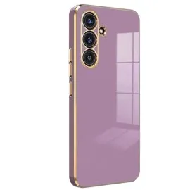 Newface Samsung Galaxy A24 4G Kılıf Volet Silikon - Mor
