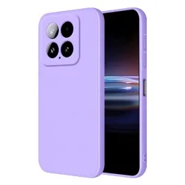 Newface Xiaomi Mi 14T Pro Kılıf Nano içi Kadife Silikon - Lila