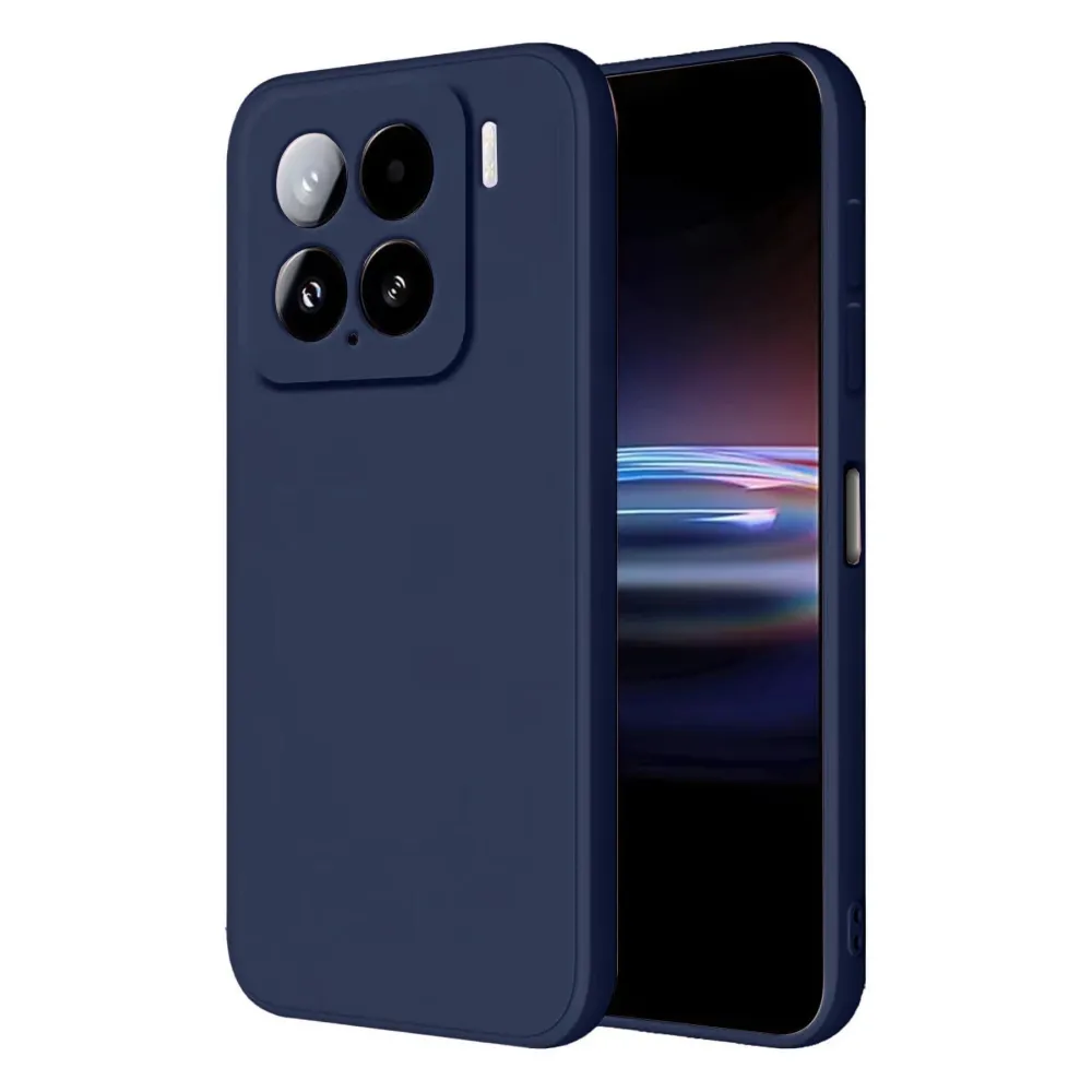 Newface Xiaomi Mi 15 Pro Kılıf Nano Içi Kadife Silikon - Lacivert