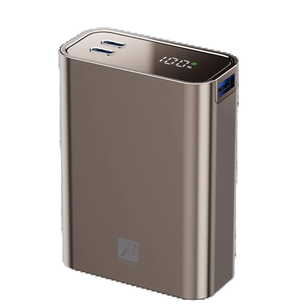 Newface Pw501 20.000 Mah Dijital Göstergeli 2 Adet 45W Type-C Ve 22.5W Usb Çikişli Şarj Pd Hizli Şarj Powerbank - Titanyum