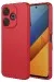 Newface Xiaomi Redmi 13 4G Kılıf Nano içi Kadife Silikon - Kırmızı