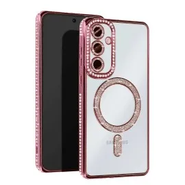 Newface Samsung Galaxy S25 Edge Joke Simli Magneticsafe Kılıf - Pembe