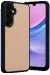 Newface Samsung Galaxy M15 Kılıf Aras Deri Kapak - Pudra