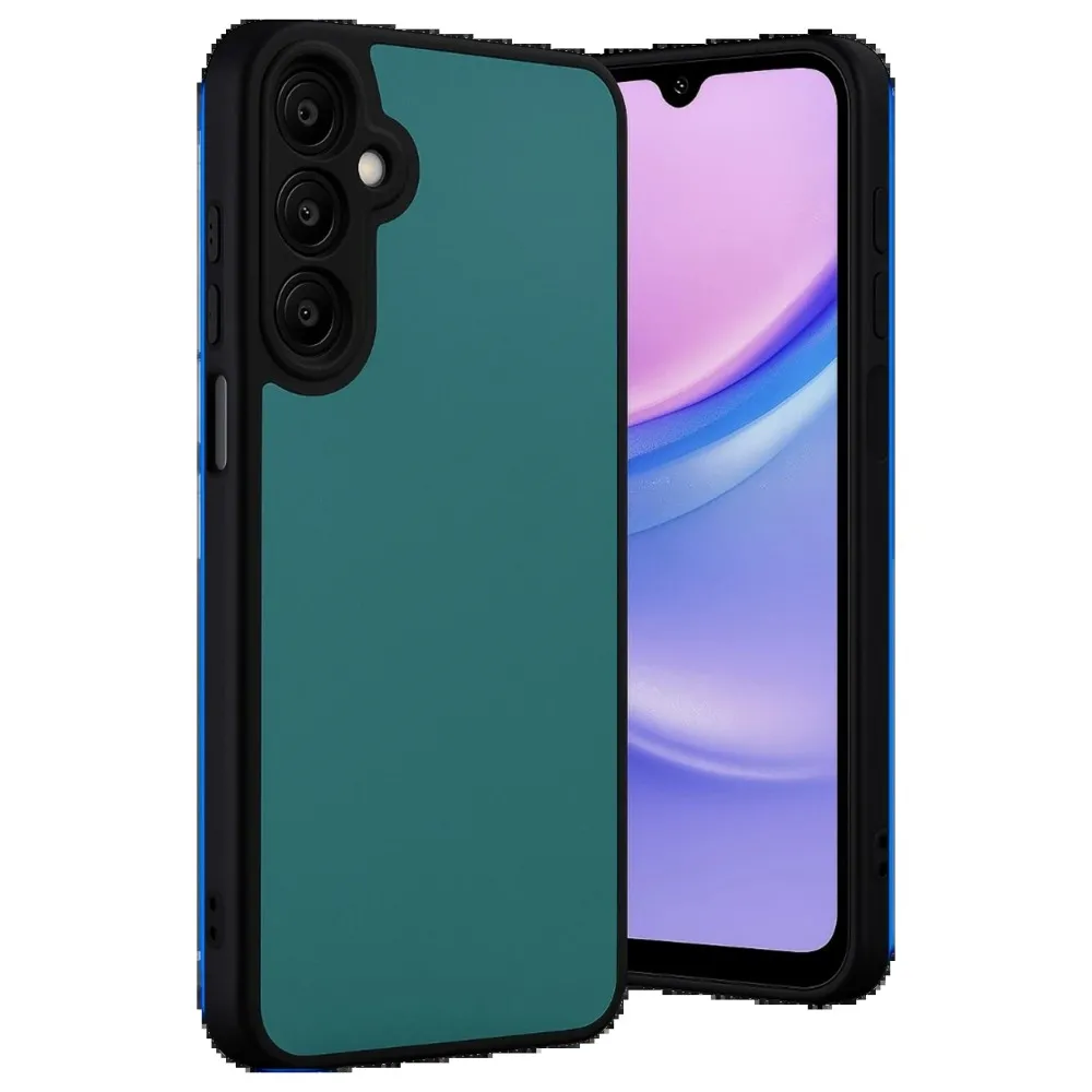 Newface Samsung Galaxy M15 Kılıf Aras Deri Kapak - Açık Yeşil