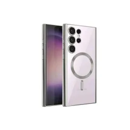 Newface Samsung Galaxy S24 Ultra Kılıf Kross Magneticsafe Kapak - Gümüş