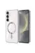 Newface Samsung Galaxy S24 Plus Kılıf Kross Magneticsafe Kapak - Gümüş