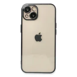 Newface Iphone 13 Kılıf Razer Lensli Silikon - Siyah
