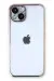Newface Iphone 13 Kılıf Razer Lensli Silikon - Gold