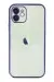Newface Iphone 11 Kılıf Razer Lensli Silikon - Mor