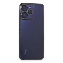 Newface Xiaomi Redmi 12 Kılıf Razer Lensli Silikon - Mor