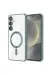 Newface Samsung Galaxy S24 Plus Kılıf Kross Magneticsafe Kapak - Koyu Yeşil