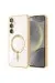 Newface Samsung Galaxy S24 Plus Kılıf Kross Magneticsafe Kapak - Gold