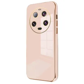 Newface Xiaomi Mi 14 Ultra Kılıf Volet Silikon - Pembe