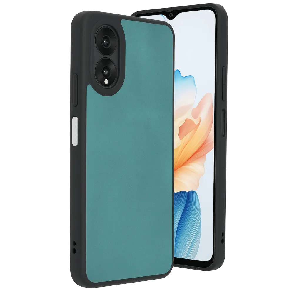 Newface Oppo A38 Kılıf Aras Deri Kapak - Açık Yeşil