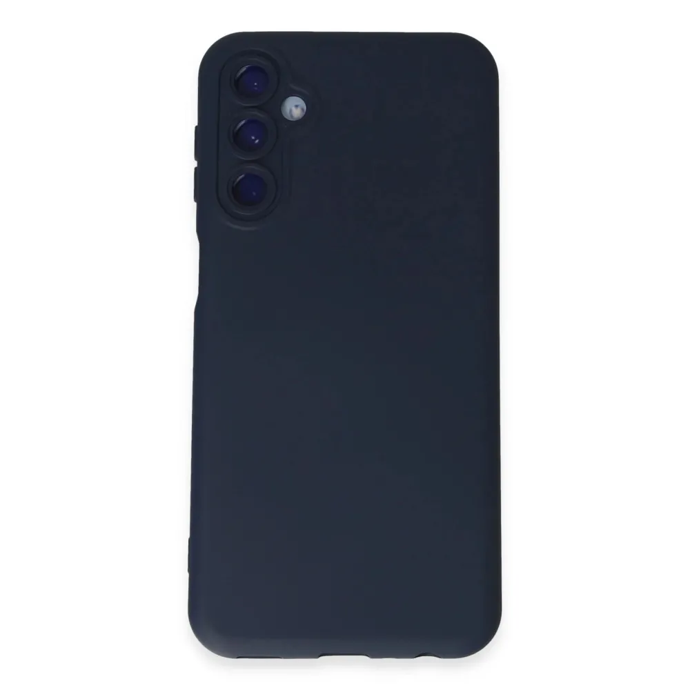 Newface Samsung Galaxy M34 5G Kılıf Nano Içi Kadife Silikon - Lacivert