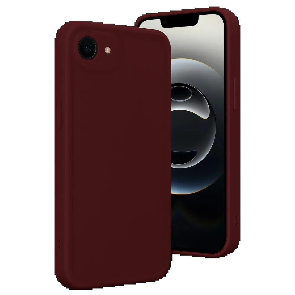 Newface Iphone 16E Kılıf Viera Silikon - Bordo