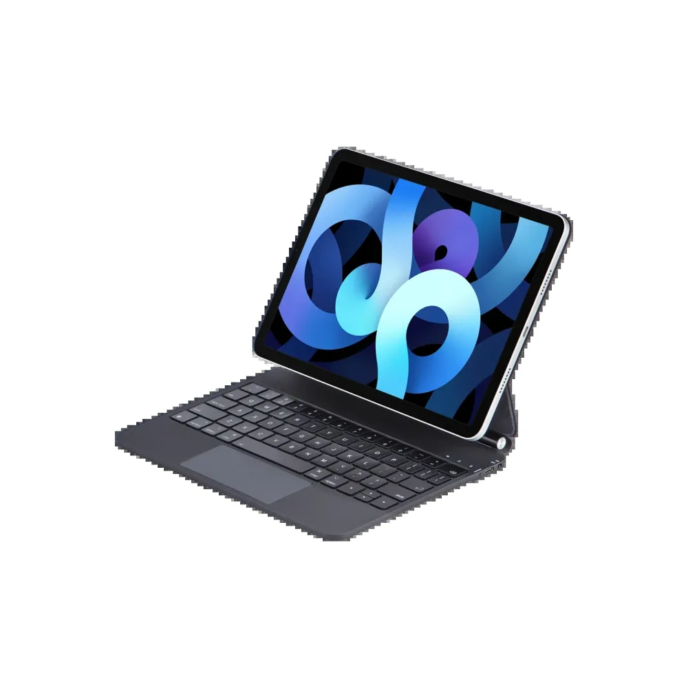 Newface iPad Pro 11 (2024) Kılıf X7P Magic Manyetik Klavyeli Tablet Kılıfı - Siyah