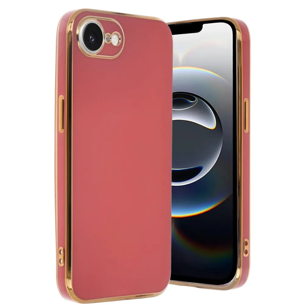 Newface Iphone 16E Kılıf Volet Silikon - Kırmızı