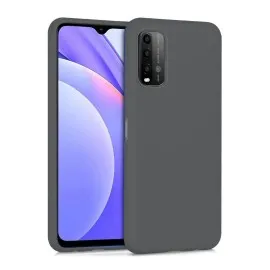 Newface Xiaomi Redmi 9T Kılıf Nano içi Kadife Silikon - Gri