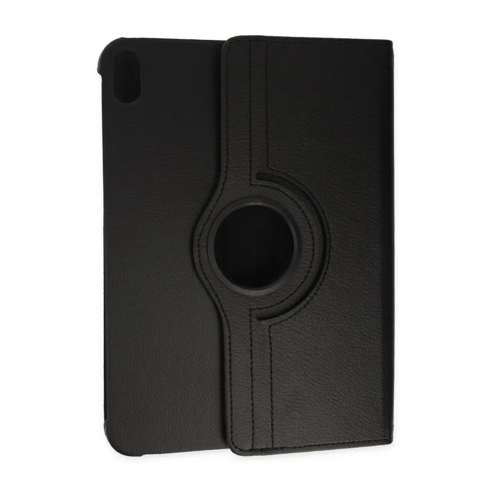 Newface iPad 2022 10.9 (10.nesil) Kılıf 360 Tablet Deri Kılıf - Siyah