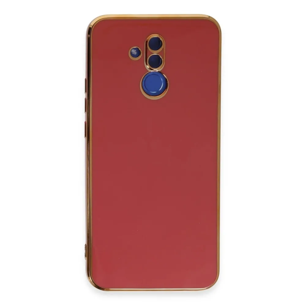 Newface Huawei Mate 20 Lite Kılıf Volet Silikon - Kırmızı