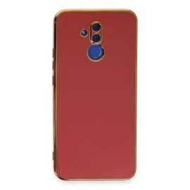 Newface Huawei Mate 20 Lite Kılıf Volet Silikon - Kırmızı