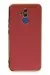 Newface Huawei Mate 20 Lite Kılıf Volet Silikon - Kırmızı