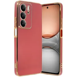 Newface Realme C75 4G Kılıf Volet Silikon - Kırmızı