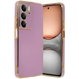 Newface Realme C75 4G Kılıf Volet Silikon - Mor