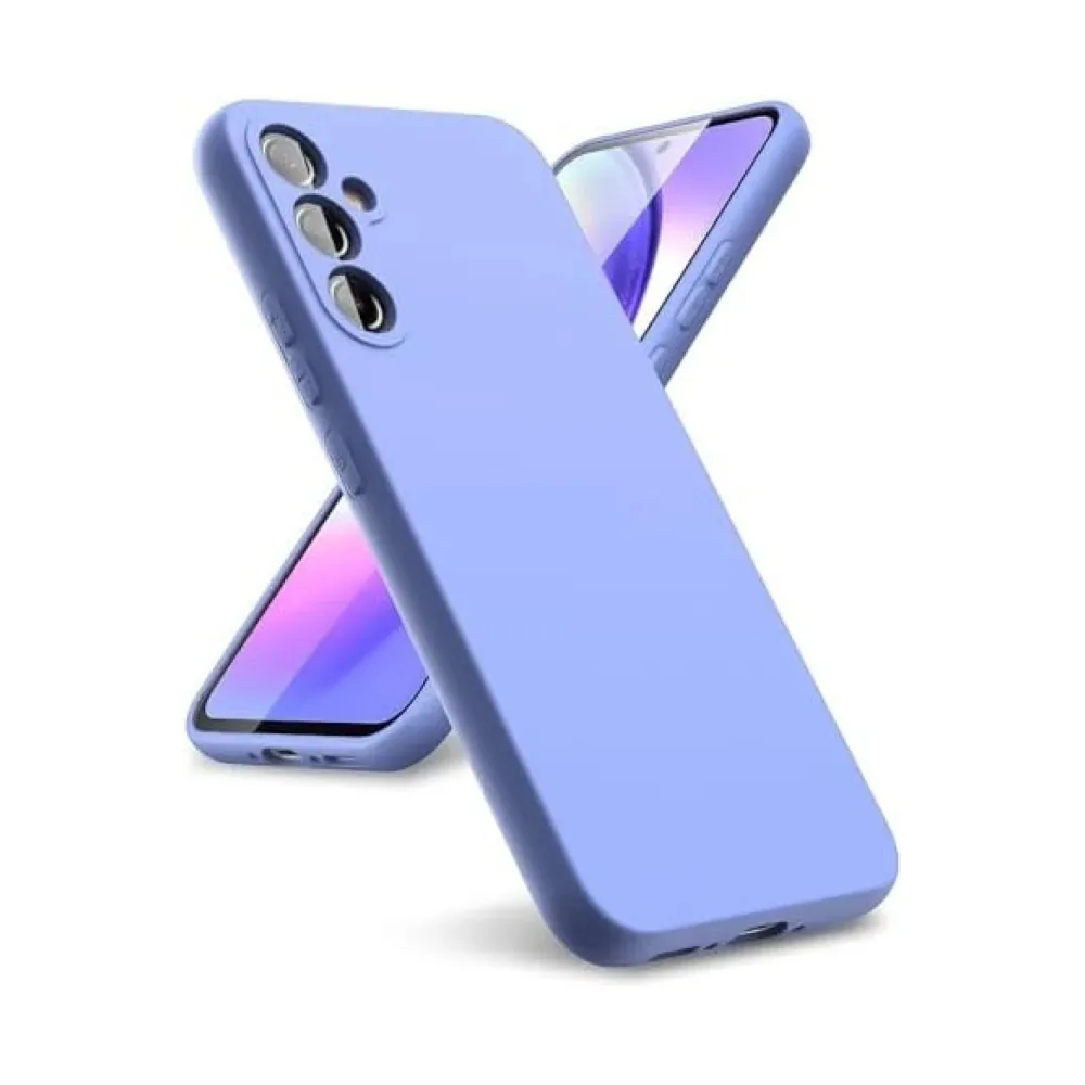 Newface Samsung Galaxy A24 4G Kılıf First Silikon - Lila