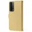 Newface Huawei P Smart 2021 Kılıf Trend S Plus Kapaklı Kılıf - Gold