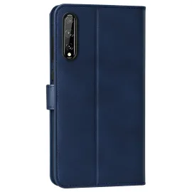 Newface Huawei P Smart S Kılıf Trend S Plus Kapaklı Kılıf - Lacivert