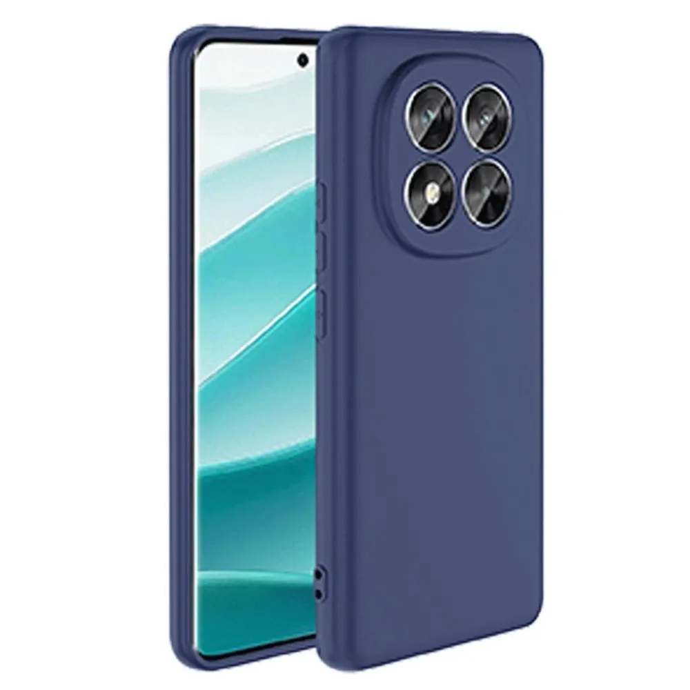 Newface Xiaomi Redmi Note 14 Pro 5G Kılıf Nano Içi Kadife Silikon - Lacivert