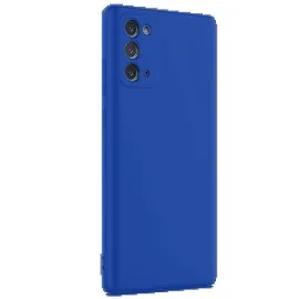 Newface Samsung Galaxy Note 20 Kılıf First Silikon - Mavi