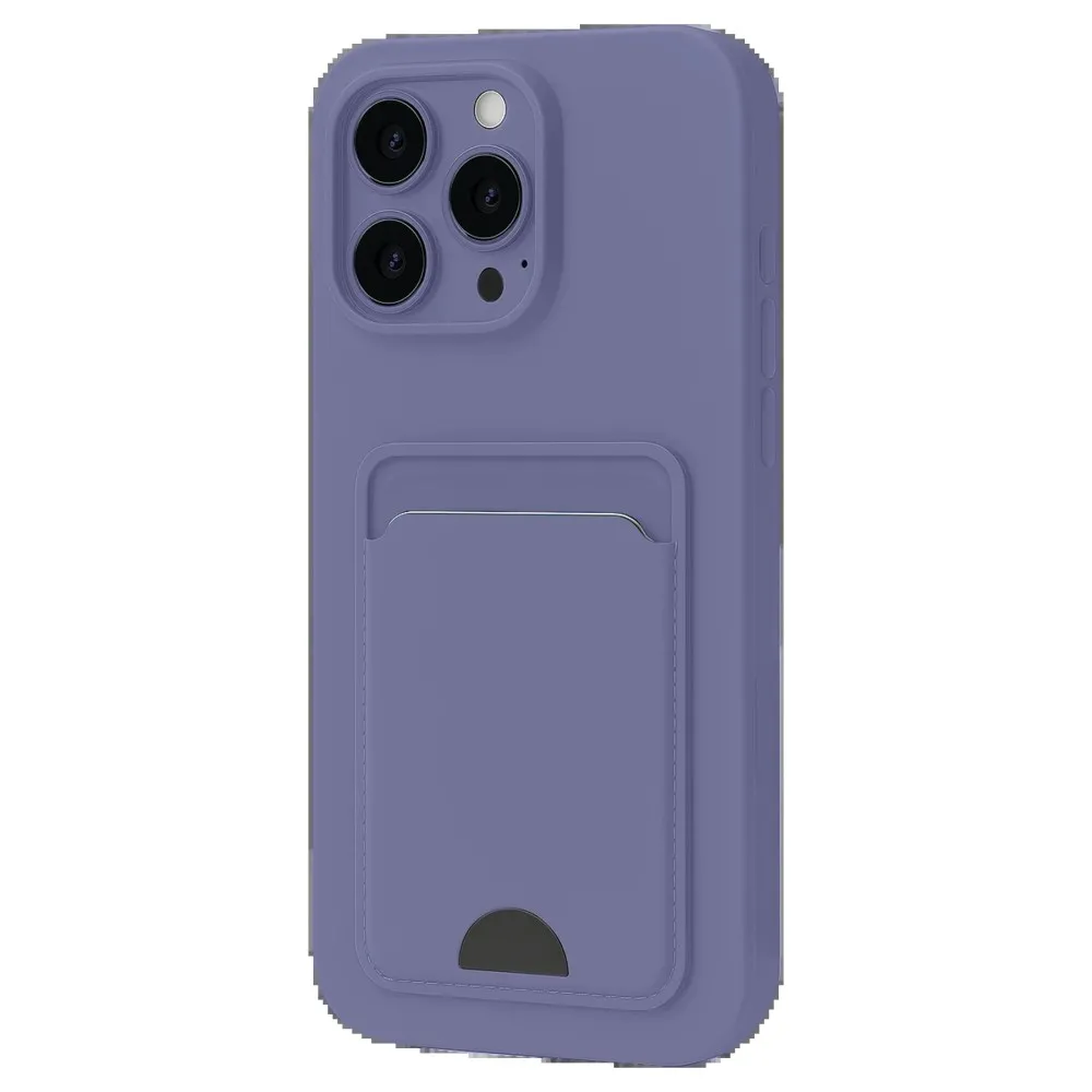 Newface Iphone 16 Plus Kılıf Kelvin Kartvizitli Silikon - Lila
