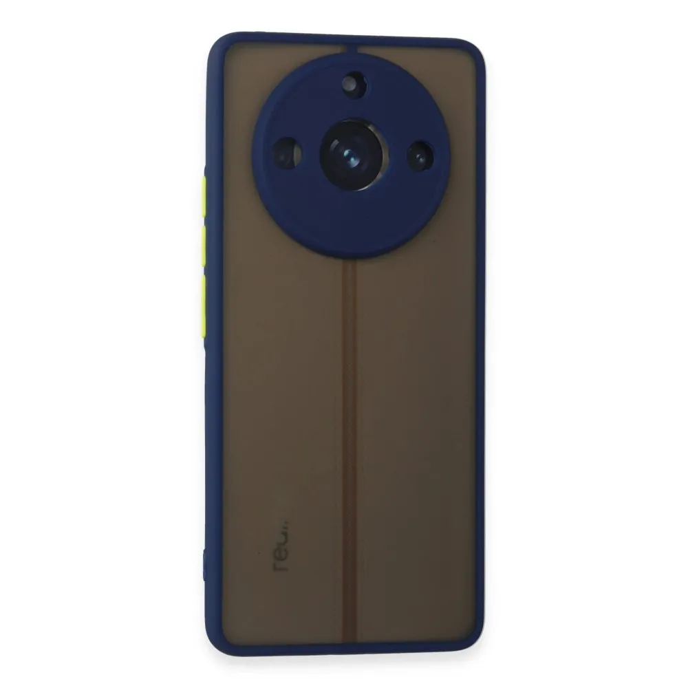 Newface Realme 11 Pro Kılıf Montreal Silikon Kapak - Lacivert