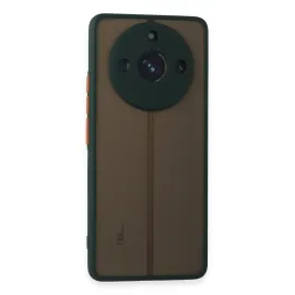 Newface Realme 11 Pro Kılıf Montreal Silikon Kapak - Yeşil