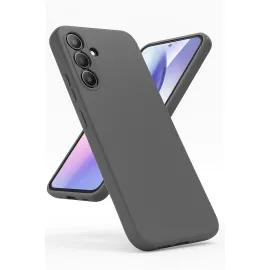 Newface Samsung Galaxy A24 4G Kılıf First Silikon - Gri