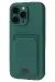 Newface Iphone 16 Pro Max Kılıf Kelvin Kartvizitli Silikon - Koyu Yeşil