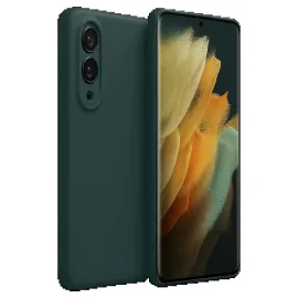 Newface Samsung Galaxy S25 Edge First Silikon - Koyu Yeşil
