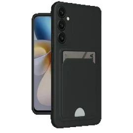 Newface Samsung Galaxy M15 Kelvin Kartvizitli Silikon - Siyah