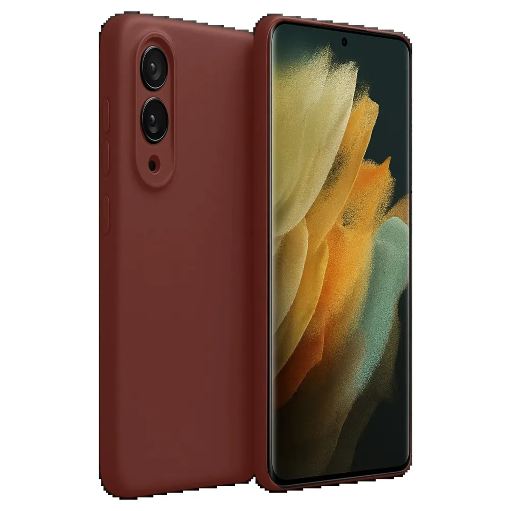 Newface Samsung Galaxy S25 Edge First Silikon - Bordo