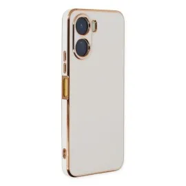 Newface Vivo Y16 Kılıf Volet Silikon - Beyaz