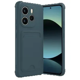 Newface Xiaomi Redmi Note 14 4G Kelvin Kartvizitli Silikon - Koyu Yeşil
