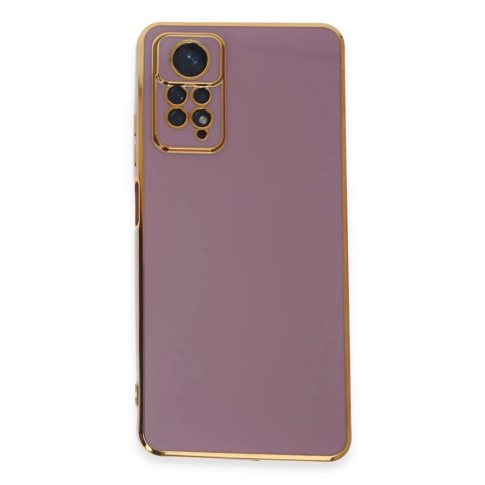 Newface Xiaomi Redmi Note 12 Pro 4G Kılıf Volet Silikon - Mor